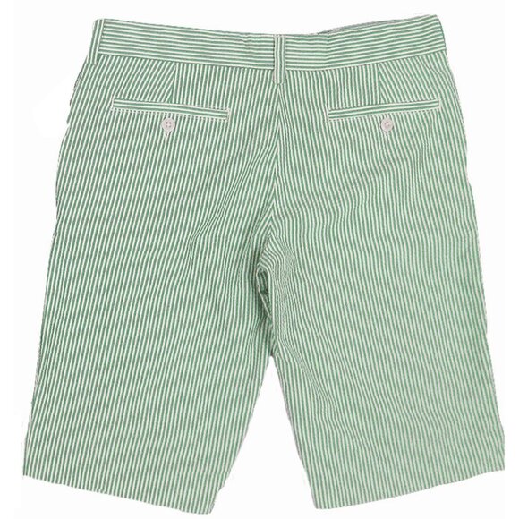 NEW Polo Ralph Lauren Womens Seersucker Shorts!  2, 6 or 8  Green & White Stripe - Picture 2 of 2